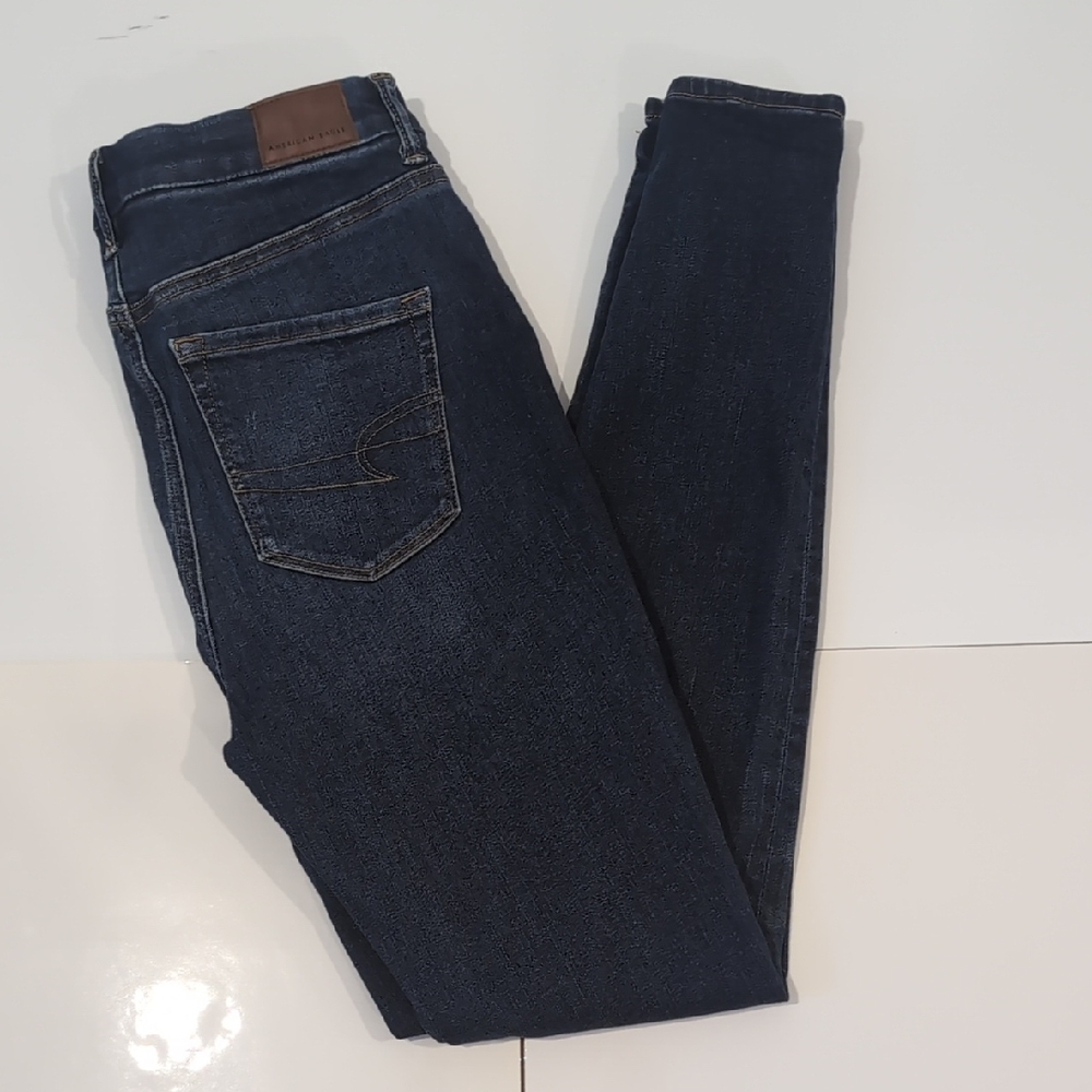 American Eagle Curvy Super Hi Rise Jegging Jeans Size 4 Long